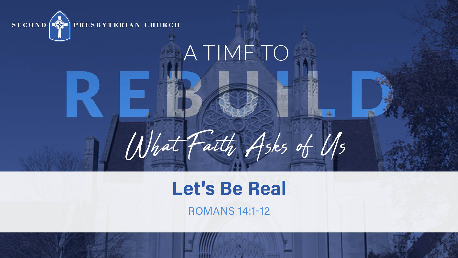 What Faith Asks of Us: Let's Be Real
